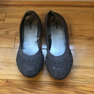 Grey Sparkle Flats